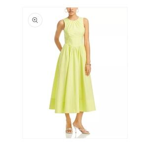Brand new with tags. Cinq a Sept Benita Dress Lime Kiss Size 6